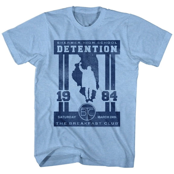 Breakfast Club Movies Detention Adult Short Sleeve T Shirt