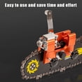 thumbnail image 4 of Chain Sharpener Portable Hand Crank Chain Sharpener Set for Chainsaw Chain Sharpening Fast Accurate Guided Grinding System Wide Compatibility Aluminum Alloy , 1 Chain Grinder + 1 Grinding Head, 4 of 5