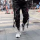 thumbnail image 3 of Pantalones Cargo Apilados Negros Para Hombre Para Hombre Hip Hop Moda Callejera Ropa De Algodón Barata Y2k Talla Grande Largo Más Barato Casual, 3 of 5