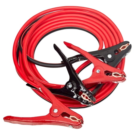 EVERSTART 12-FOOT 8-GAUGE HEAVY DUTY BOOSTER CABLES, 165 AMPS