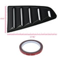thumbnail image 6 of PIT66 1/4 Quarter Side Window Louvers Scoop Cover Vent Fit for 15-18 Ford Mustang GT V6 Black, 6 of 12