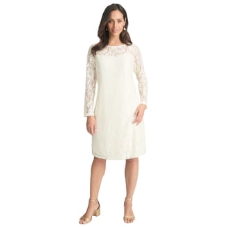 Jessica London Women's Plus Size Stretch Lace Shift Dress - Walmart.com
