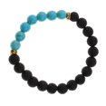 thumbnail image 2 of s de yoga elástica con de para hombre, brazalete de de 8 mm Azul Salvador Pulsera, 2 of 7