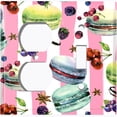 thumbnail image 4 of Metal Light Switch Plate Cover Macaron Fruits and Spices Dessert Stripes CAK024, 4 of 13