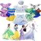 thumbnail image 2 of Disney-traje de baño de princesa Elsa para niñas, traje de baño de dos piezas con diseño de Jasmine y Isabela, Cosplay Fivean unisex, 2 of 2