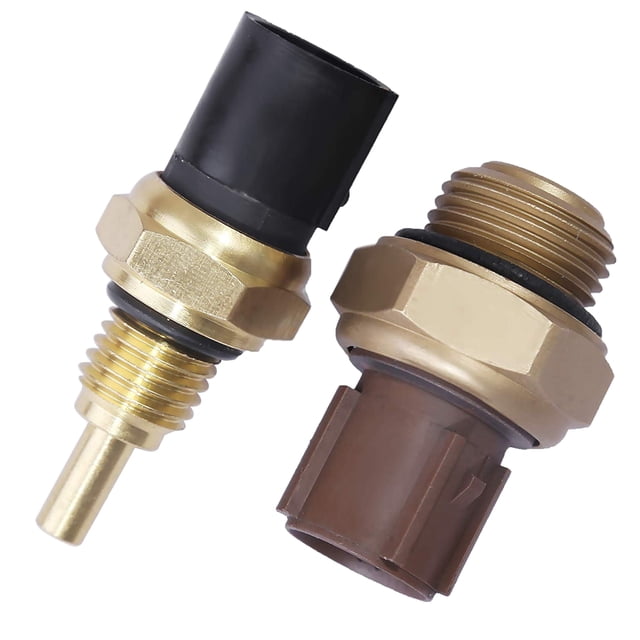 2Pcs Coolant Temperature Sensor & Switch for Cr-V,1 * sensors 1 * sensor switch,Gold & brown & black