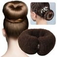 New Roll Tool Hair Ring, Donut Hair Bun Maker, DIY Hair Foam Ring