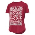 thumbnail image 2 of Women's Pressbox  Crimson Alabama Crimson Tide Irvine Floral Team Color-T-Shirt, 2 of 3