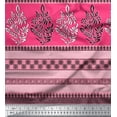 thumbnail image 2 of Soimoi Modal Satin Fabric Geometric,Stripe & Floral Panel Decor Fabric Printed Yard 42 Inch Wide, 2 of 2
