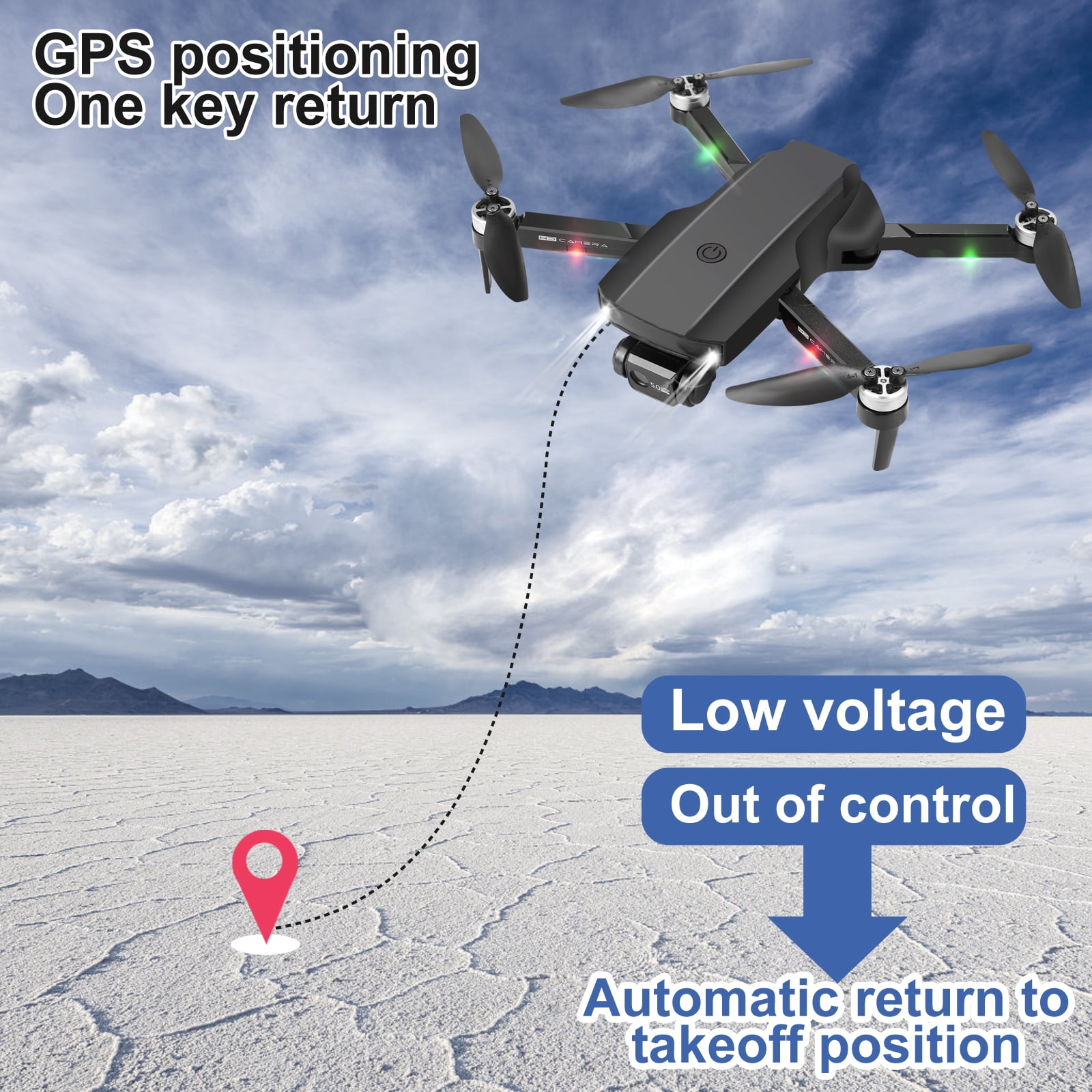 netnew drone with dual 4k camera