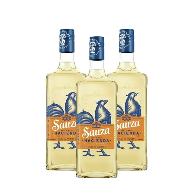 Pack De 3 Tequila Sauza Reposado Hacienda 1Lt