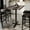 Dark Brown Top/Black Base, variant on Flash Furniture 30" x 48" Solid Wood Commercial Indoor Tabletop in Natural with 23.5" x 29.5" Bar Height Rust-Resistant Black Cast Iron X-Base