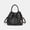 Black, variant on Woven Leather Bucket Bags for Women, Drawstring Crossbody Hobo Purses and Shoulder Handbag