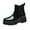 Black, variant on Rain Boots Women Non Slip Detachable With Inside Rain Boots Waterproof Rubber Water Shoes Women's Rubber Boots Beige 41