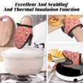 thumbnail image 7 of Pofeuu Merry Christmas Santa Claus Print Thickened Mini Silicone Oven Mitts Heat Resistant, Rubber Oven Mitt Gloves, Finger Pinch Grips, Pot Holder, Silicone Potholder, 7 of 7