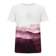 thumbnail image 5 of WRKEKC Men's T-Shirts Casual Short Sleeve Print Round Neck Comfortable Breathable Top Round Neck Casual Shirt Lightweight Summer Wear, 5 of 5