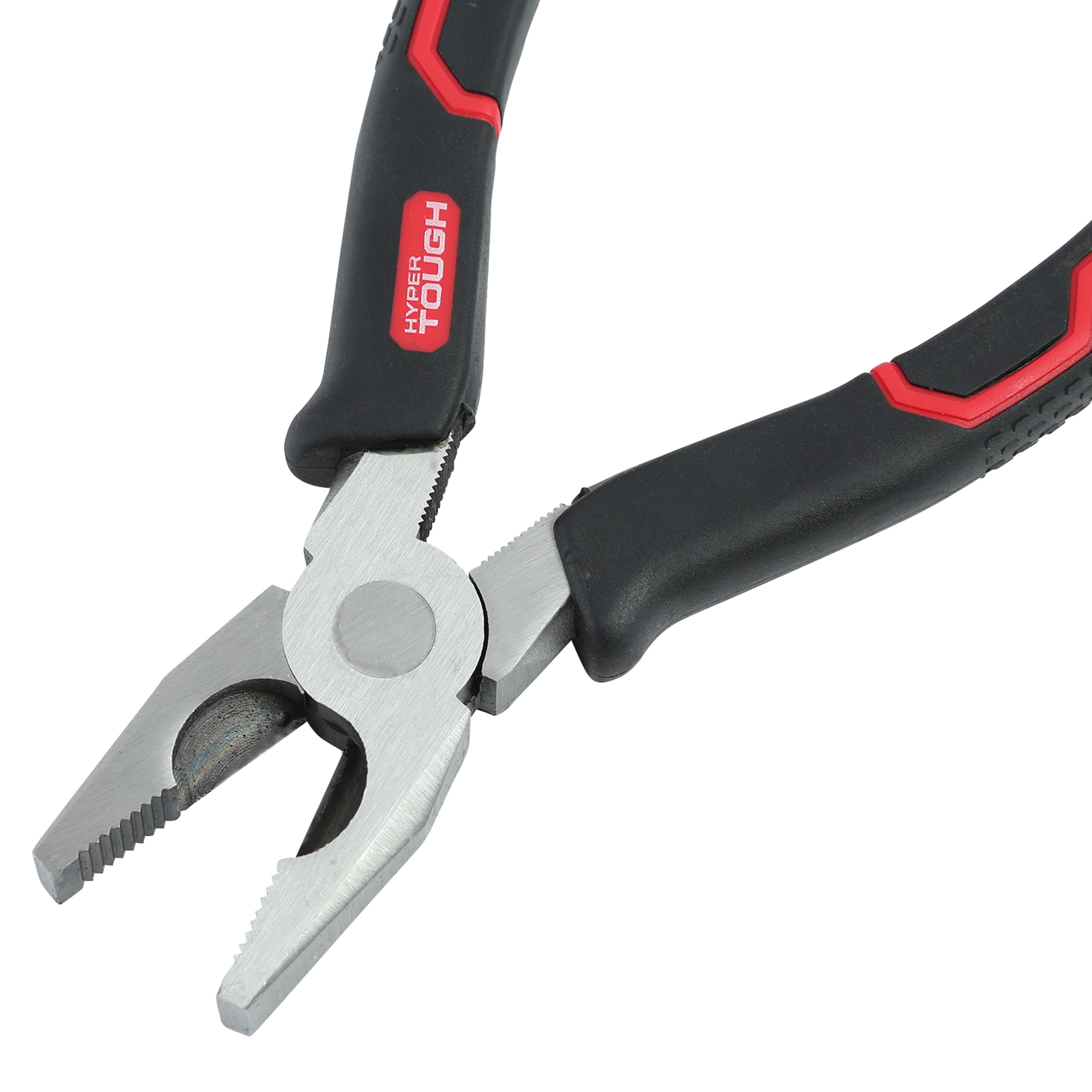 Hyper Tough 8-inch Linesman Pliers with Ergonomic Soft Grips, 5176V
