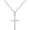 Silver, variant on 18K Gold Plated Cross Necklaces for Women Cross Pendant Chain Catholic Religious Christian First Communion Birthday Graduation Mothers Day Jewelry Gifts Teen Her Mom Adults Age Ideas