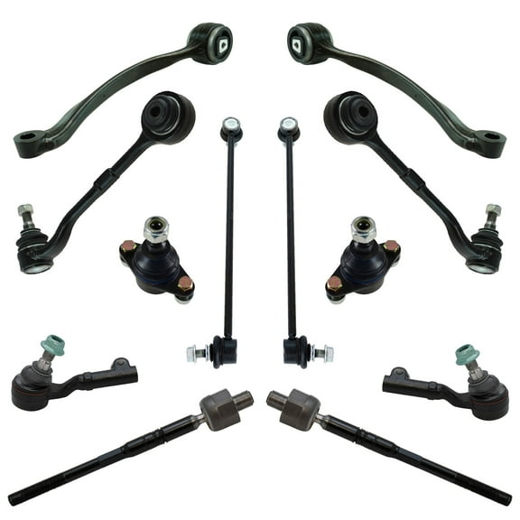 Front Control Arm Ball Joint Sway Bar Link Tie Rod Steering Suspension Kit 12pc PSA69190