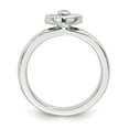 thumbnail image 2 of Stackable Expressions Sterling Silver  Heart Diamond Ring, 2 of 5