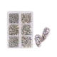 thumbnail image 1 of Minnieouse Nail Crystal Nails 6 Cajas Rhinestone Glass Clear Mixed Color Nail Art DIY Joyas Piedra Kit Maquillaje Bolsas Decoración Juegos de manicura Multicolor, 1 of 6