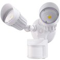 thumbnail image 1 of LEONLITE LED Security Lights, Motion Sensor Flood Light Outdoor Fixture, 20W(150W Equiv.), IP65 Waterproof, 3000K Warm White, ETL Listed Outdoor Lighting, White, 1 of 4