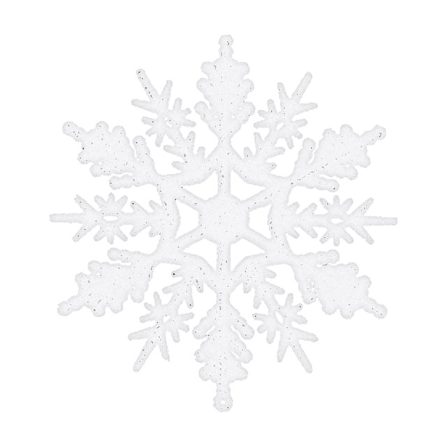 48 piezas Copo de nieve Wmkox8yii Decoración navideña colgante