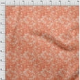 thumbnail image 4 of oneOone Viscose Jersey Orange Fabric Abstract Floral Craft Projects Decor Fabric Printed By The Yard 60 Inch Wide, 4 of 4