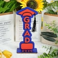 thumbnail image 4 of Graduation Wooden Tabletop Sign Stand, Natural Wood Decor with Photo Display and Organizer Shelf, 2026 Graduation Gift for Home or Desk, 4 of 7