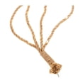 thumbnail image 2 of Kurt Adler 6-Foot Brown Burlap Rope Lights with Warm White Lights, 2 of 3