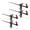 24" x 2PK & 36" x 2PK, variant on POWERTEC 6" and 12" Bar Clamps with Spreader, Trigger Clamps for Woodworking, One-Handed Carpenter Quick Clamp Sets for Gluing, Wood Clamps for Woodworking Tools, 6PK, 71787