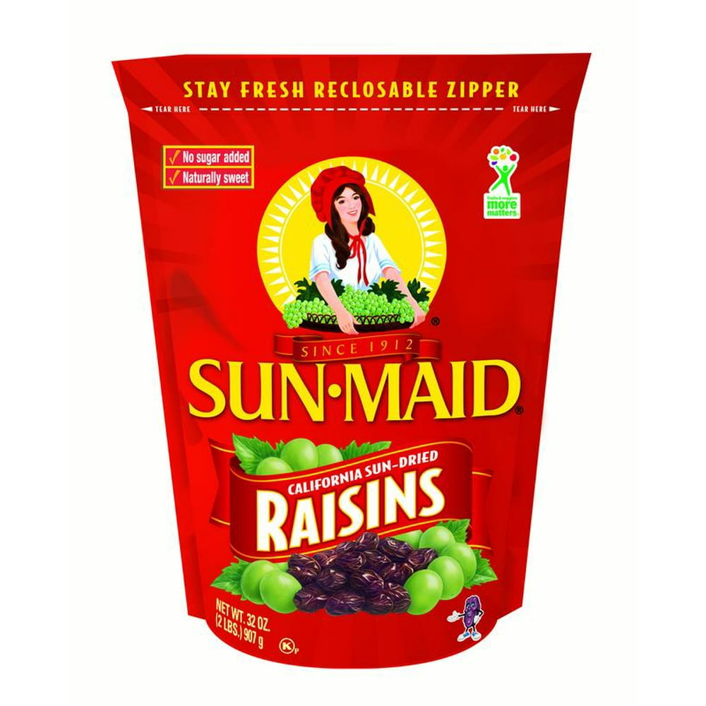 SunMaid Natural California Raisins, 32 oz