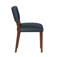 thumbnail image 6 of DeeHome Bryson Midnight Blue Faux Leather Dining Chair - Set of 2, 6 of 9