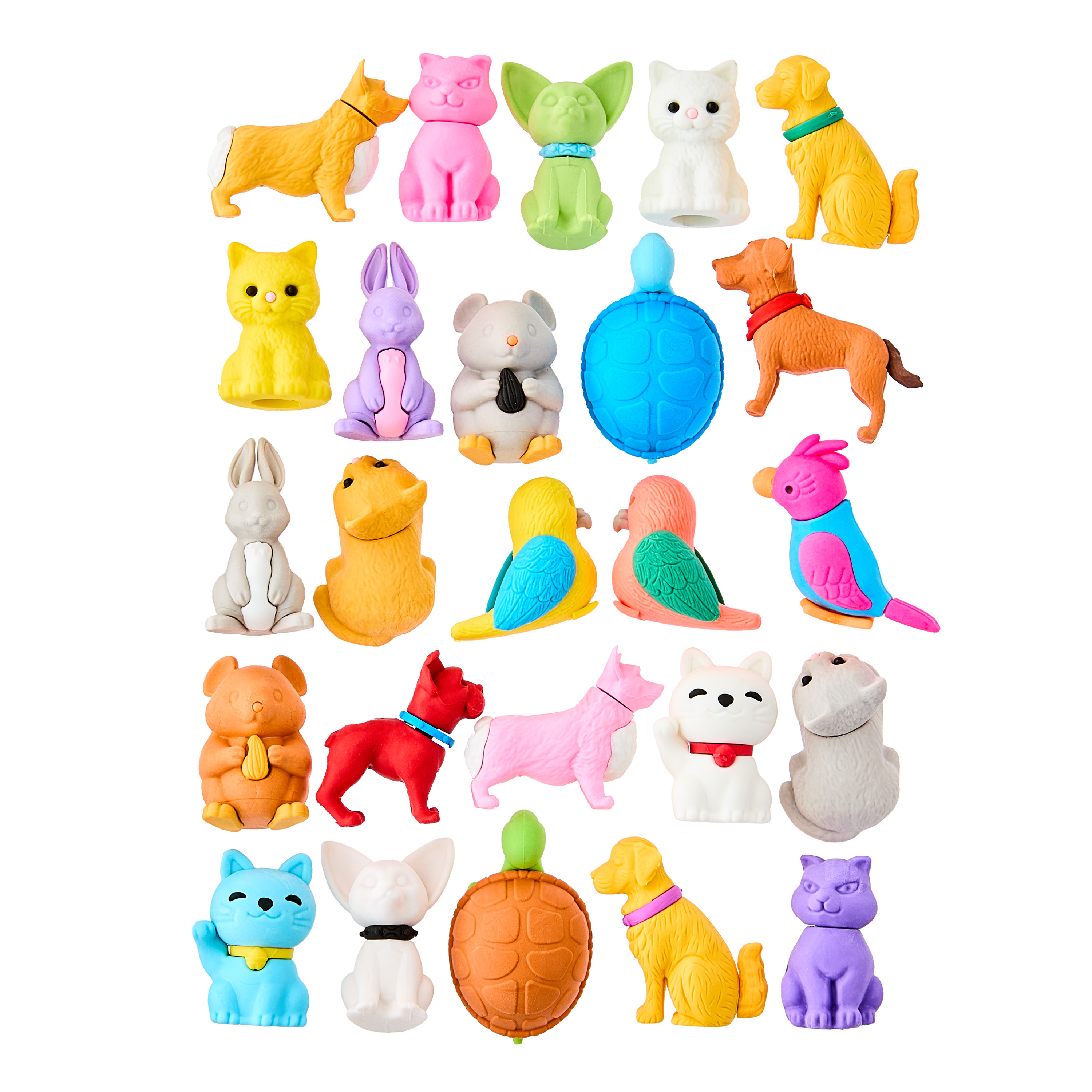 Borradores Pen+Gear Eraser Pals, mascotas, 25 unidades 4