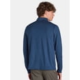 thumbnail image 3 of Athletic Works Men's ButterCore Quarter Zip Pullover, Sizes S-3XL, 3 of 5