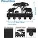 thumbnail image 2 of Llavero de pared con forma de elefante, 11,8 x 8 pulgadas, organizador de llaves de madera con forma de elefante, 5 ganchos de aleación, decorativo, para regalo, 2 of 9