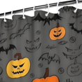 thumbnail image 3 of Vintage Halloween Elements Pattern Shower Curtain 72"x72" ,Bathroom Decorative Shower Curtains Set with 12 Hooks,Modern Waterproof Washable Shower Curtain, 3 of 6