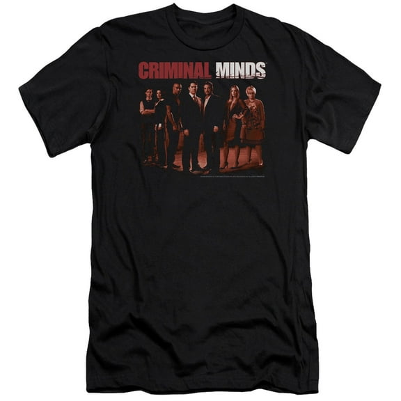 Criminal Minds The Crew Adult 30/1 T-Shirt Black