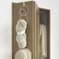 thumbnail image 3 of Rack 2 Hat Rack Wig Rack On Door Wall Mounted Organizer for Closet Display Storage Rack for Tie Scarf, 3 of 4