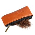 thumbnail image 3 of Bolsa de tabaco, bolsa de cuero PU con cremallera portátil, soporte para conservar tabaco y pipa de fumar, 3 of 5