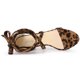 thumbnail image 4 of Sandalias Allegra K Tacones De Bloque Medio Leopardo 38, 4 of 7
