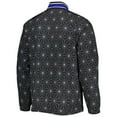 thumbnail image 3 of Men's Starter Black Golden State Warriors In-Field Play Fashion Satin Full-Zip Varsity Jacket, 3 of 4