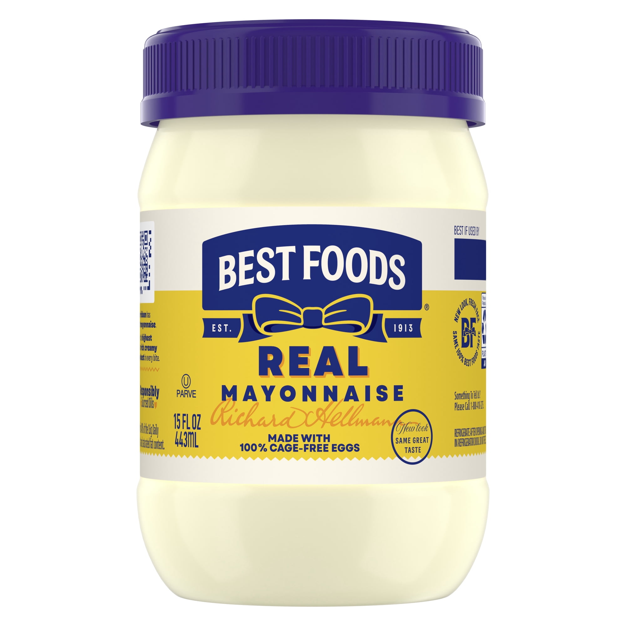 Best Foods Real Mayonnaise Condiments, 15 fl oz Jar