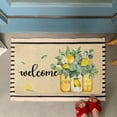 thumbnail image 4 of Summer Door Mat,Lemon Yellow Indoor Outdoor Non-Slip Summer Doormat,Entryway Front Porch Summer Welcome Door Mats for Entrance Decor 30" x 17", 4 of 6