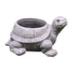 thumbnail image 5 of Maceta de tortuga, maceta de resina, florero decorativo coleccionable, centro de mesa Gris, 5 of 9