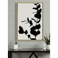thumbnail image 6 of Kate and Laurel Sylvie BB Branch Framed Canvas Wall Art by Border Bloom, 23x33 Natural, Decorative Nature Shadow Art for Wall, 6 of 7