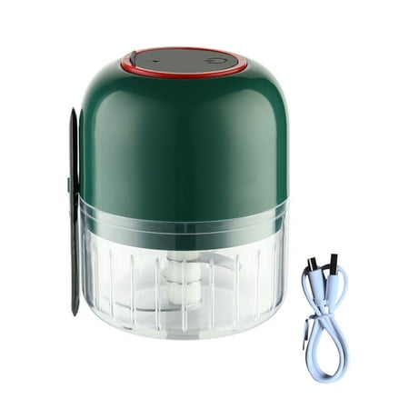 

300ml Electric Garlic Chopper - This Wireless Multipurpose Chopper Features Three Blades Easy Disassembling USB Charging and is Ideal for Chopping Meat Garlic and More A Handy Kitchen Gadget