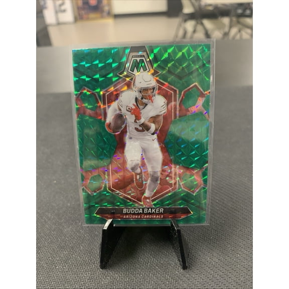 2024 Panini Mosaic Budda Baker Arizona Cardinals #7 Mosaic Green Football Trading Card