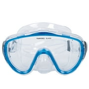 6.75" Blue and Clear Zray Recreational Swim Mask for Teens