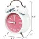 thumbnail image 5 of 4 inch Loud Alarm Clock for Heavy Sleepers,Non-Ticking Silent,Night Backlight,Battery Operated,Twin Bell Basic Clock for Wake-up, 5 of 5